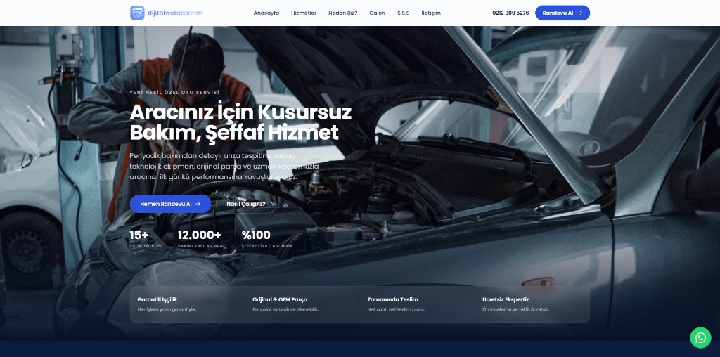 Premium Oto Servis Scripti